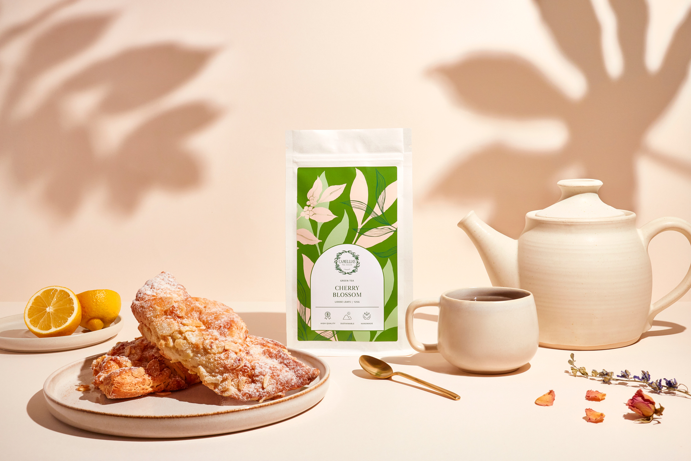 Moisture-proof tea pouch designs Recycled paper tea pouches