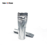 Matte Silver Child Resistant Mylar Bag with Logo Heat Seal Plastic Soft Feel Touch Zipper Smell Proof Zip Bag