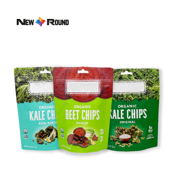 Custom Stand Up Bags Laminated Plastic Mylar Bags Zipper Foods Vegetable Potato Chips Packaging Bag