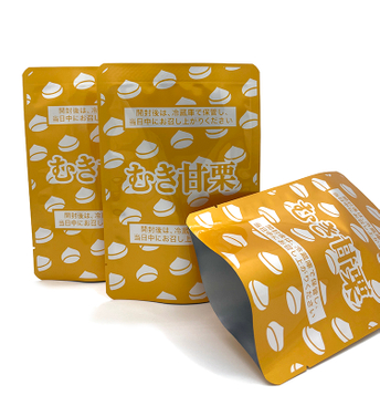 Custom Printed Small Pouch Aluminum Foil Laminated Sachet Three Side Seal Flat Bag