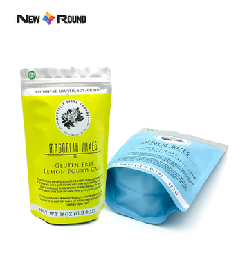 Custom Printed Mylar Bags Powder Lemon Edible Chips Smell Proof Candy/Sugar/Snack/Seeds Packaging Bag Sealed Plastic Seeds Bag