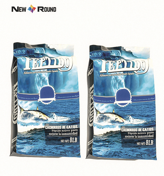 Pet Selfsupporting Bag Factory Printed Smell Proof Fish Food Bags Zip Lock Plastic Fishing Lure Packing Bags
