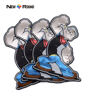 Custom Logo Smell Proof Metalline Special Irregular Shaped Pouch 1g 3.5g Die Cut Mylar Bags with Zipper