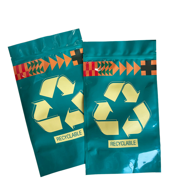 Eco Friendly Customized Aluminum Foil Zip Lock Ziplock Standing Doypack Standup Stand Up Pouches Bag 