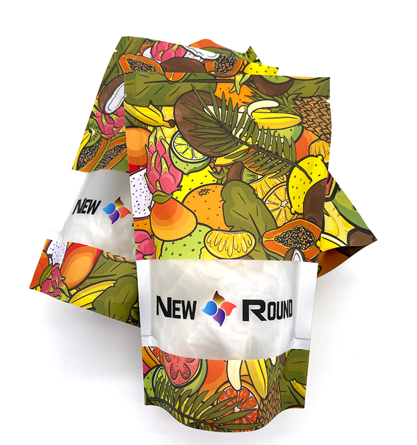 Custom Digital Printing Laminated Plastic Packaging Zipper Stand Up Pouch Aluminum Foil Zip Lock Pack Soft Touch Mylar Bag 
