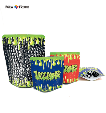 1g Small Mini Packet for Gummies Candy Cookie Smell Proof Foil Stand Up Bag with Childproof Zip 1g Mylar Bags