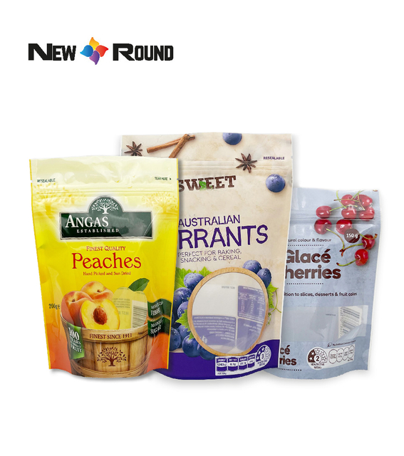 Wholesale Custom Logo Plastic Vacuum Snack Mango Dried Fruit Package Pouch Dry Food Packaging Bag