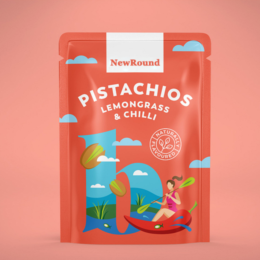Flat Pouches For Dry Fruit Packaging