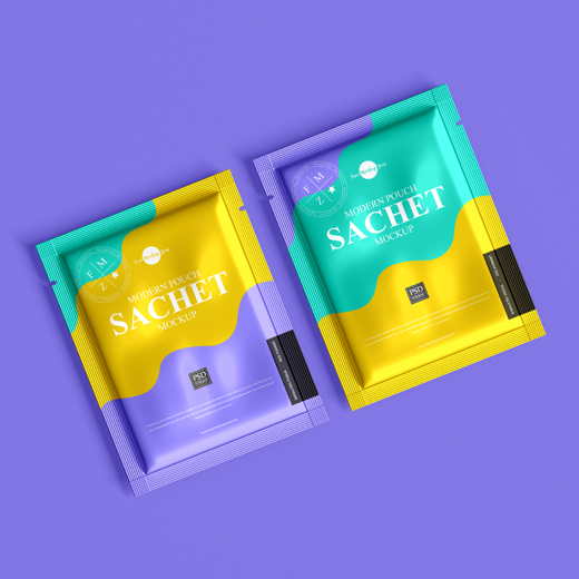 3 Side Seal Sachet Sports Nutrition Packaging