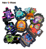 Custom Mylar Bags Gummies Black Animal Series Wholesale Plastic Special Shape Pouch