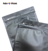 Side Gusset Kraft Paper Flat Bottom Packaging Pouch Bag with Zipper And Window
