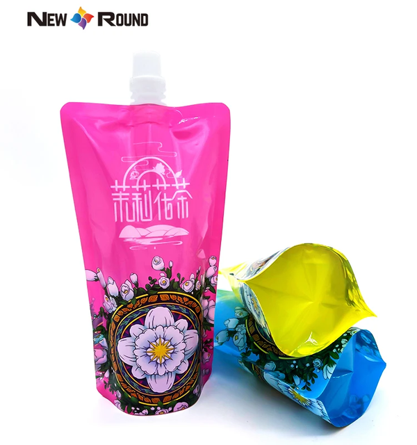 Pouch for Milk Or Jelly Packaging Spout Pouch Bags for Beverage Food 