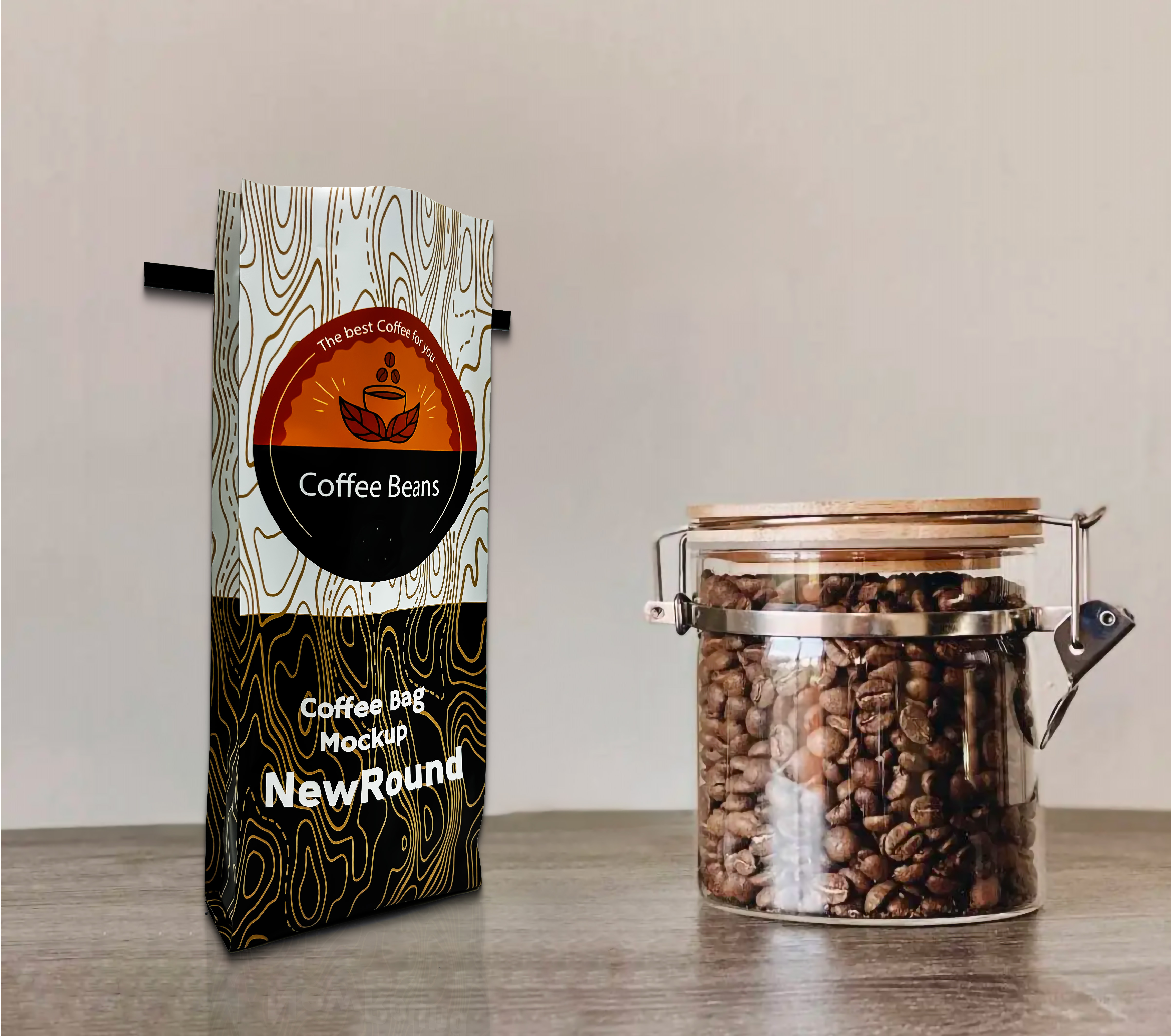 Custom Printed Biodegradable Side Gusset Pouch Plastic Mylar Foil Packaging Flat Bottom Coffee Bag With Valve