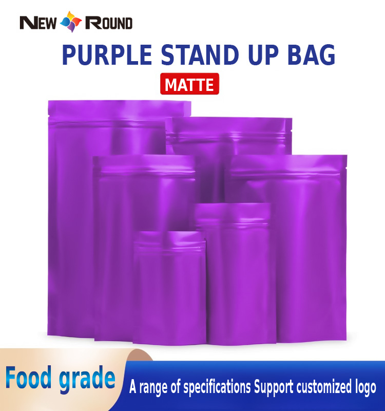 Wholesale Factory Custom Design Printed High Quality Matte Mylar Pouch