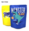 Smell Proof Airtight Foil Plastic Mylar Bags Laser Holographic Reusable Small Ziplock Packaging Mini Gummies Bag