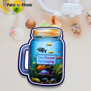 Airtight die cut mylar bags