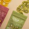 Stand up dry fruit kraft paper pouch with window 