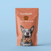 Vegan dog snack packaging