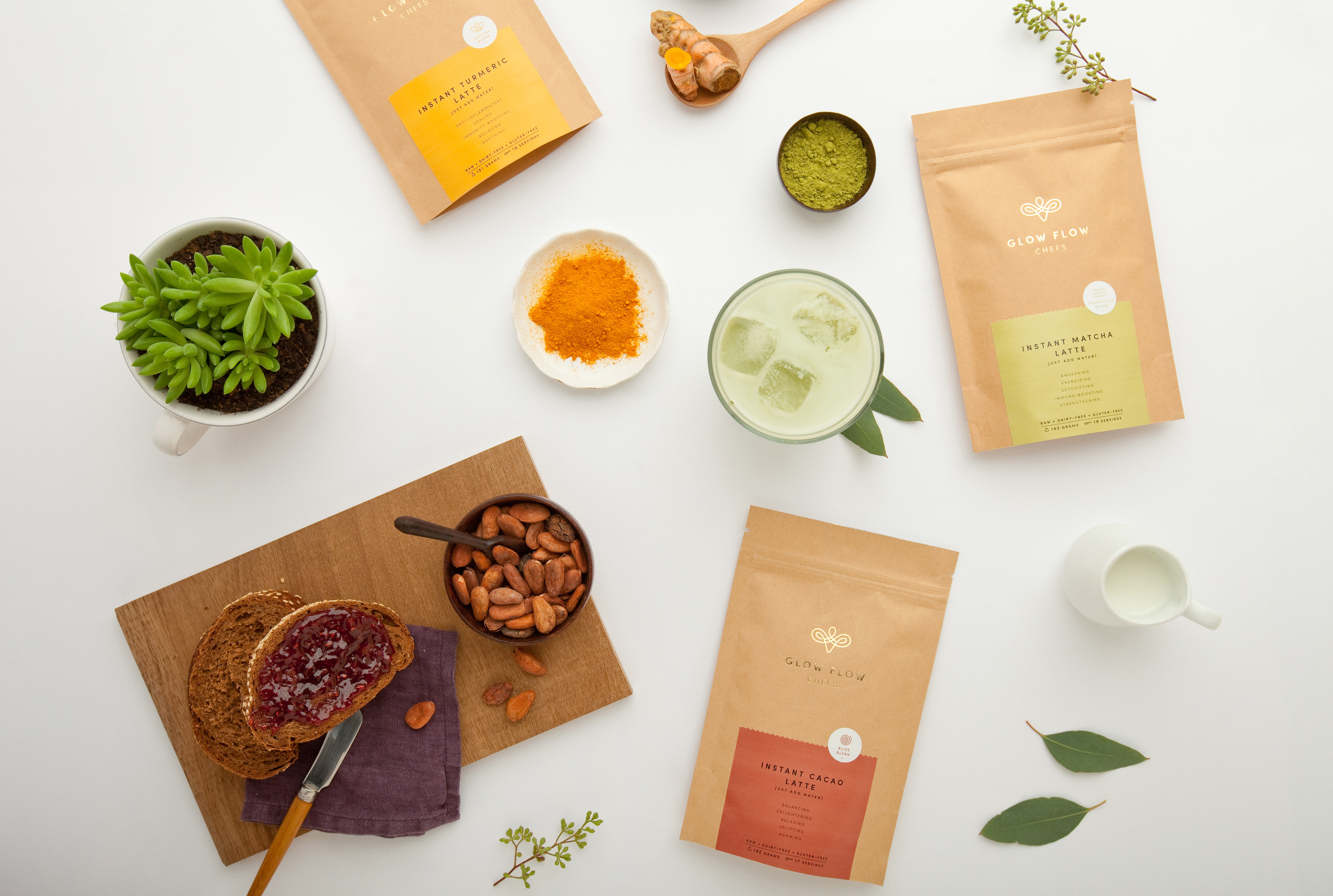 Tea packaging with seed paper labels
