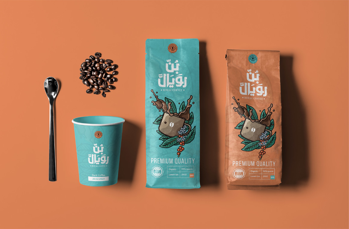 black coffee bag coffee bag blank