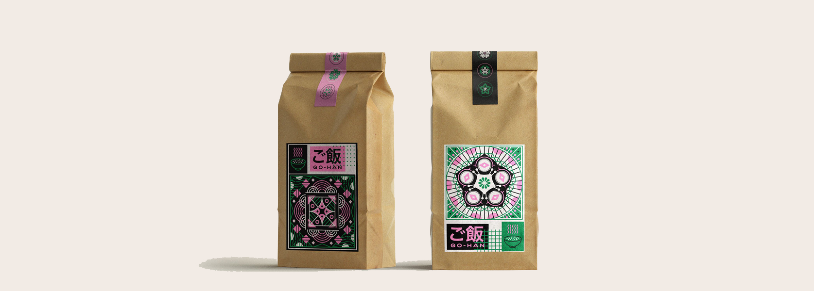 Compostable gift bags for specialty coffee and gourmet snacks