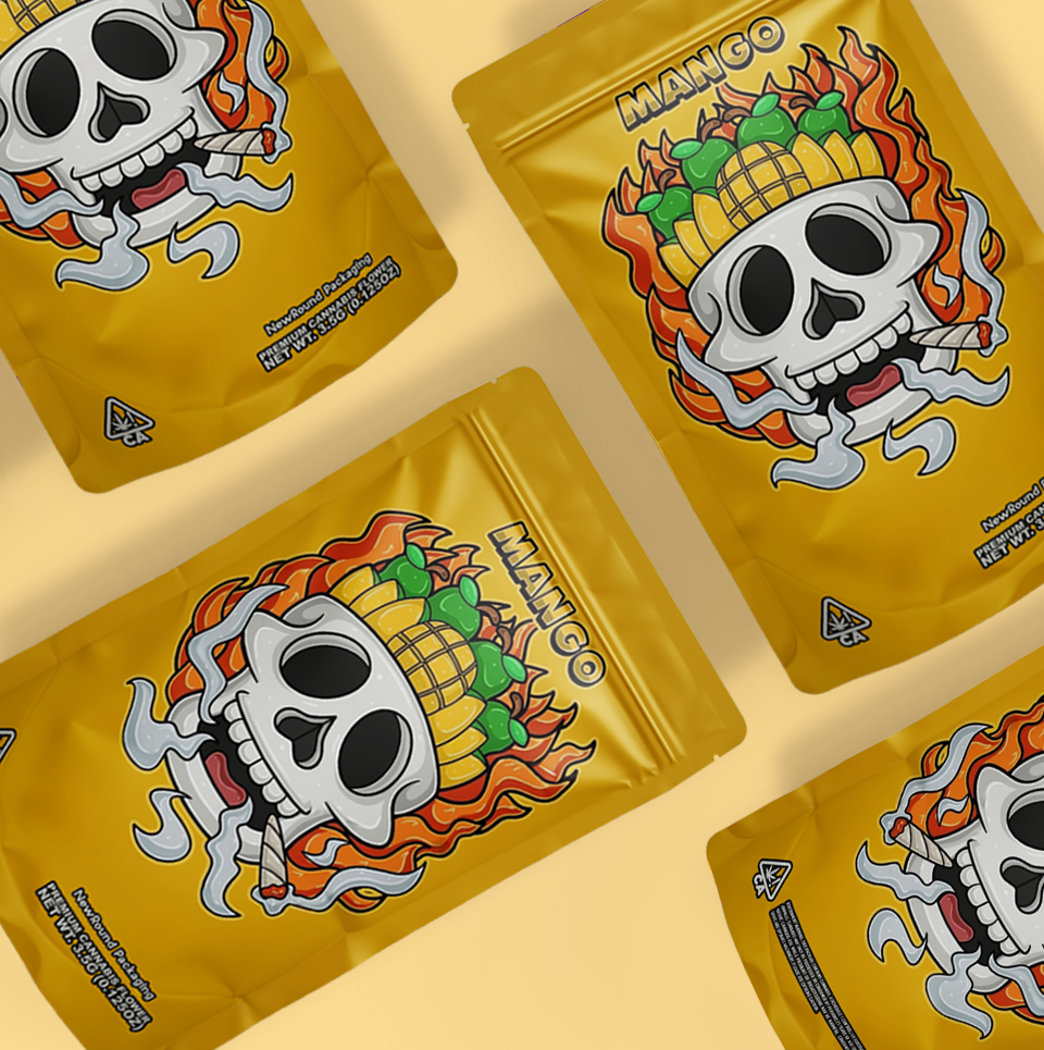 Childproof Mylar Bags for CBD Gummies