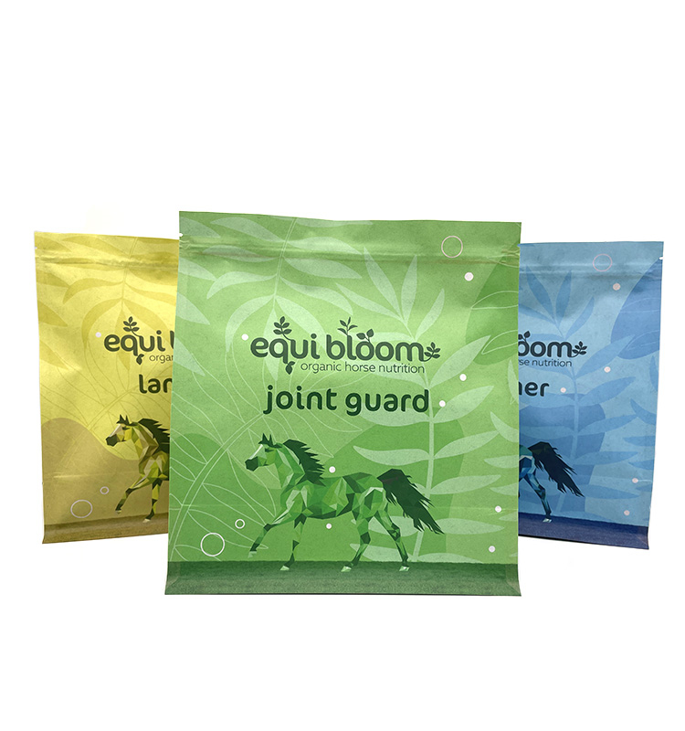 Square Bottom Ziplock Bag for Whey Protein Powder for Food Industrial Use