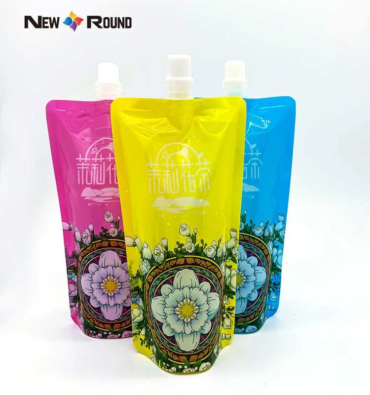 Pouch for Milk Or Jelly Packaging Spout Pouch Bags for Beverage Food 