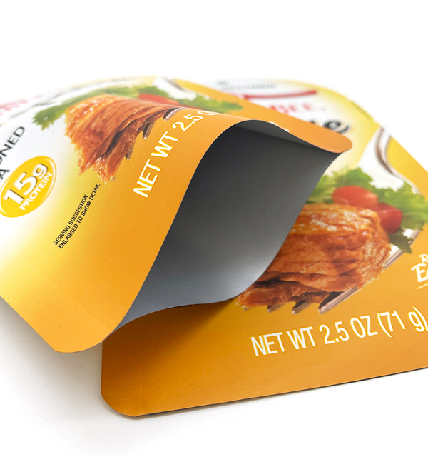 Custom Food Grade Flat Bottom Pouch with Zipper Transparent Stand Up Bags