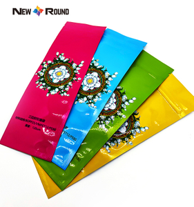 Custom Logo Flat Pouch with Zipper Flat Bottom Food Pouch