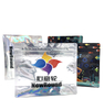 Foil Lined Zipper Square Packaging Flat Bottom Pouch With Window