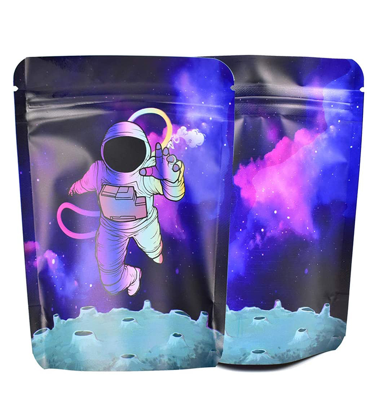 Custom Premium Recyclable Material Stand Up Pouch 3.5 Mylar Bags For Sauce Packaging