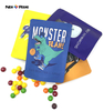 Smell Proof Airtight Foil Plastic Mylar Bags Laser Holographic Reusable Small Ziplock Packaging Mini Gummies Bag