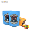 Smell Proof Airtight Foil Plastic Mylar Bags Laser Holographic Reusable Small Ziplock Packaging Mini Gummies Bag