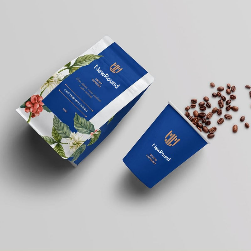 Custom Bags For Coffee Pouches With Valve