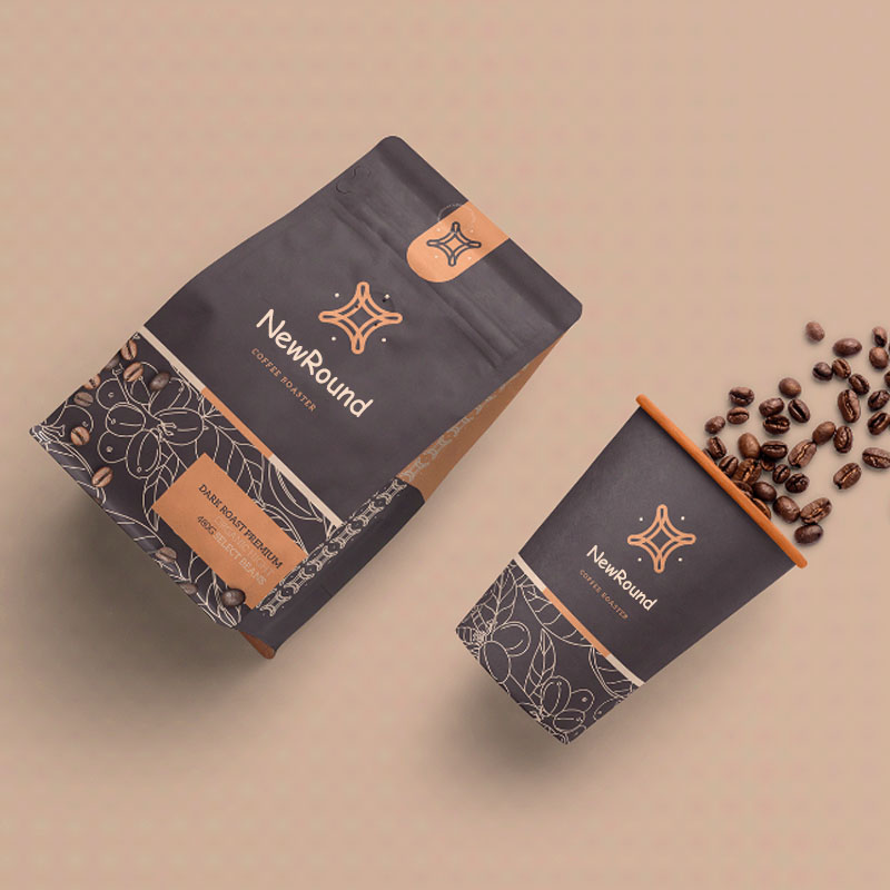 Custom Bags For Coffee Pouches With Valve