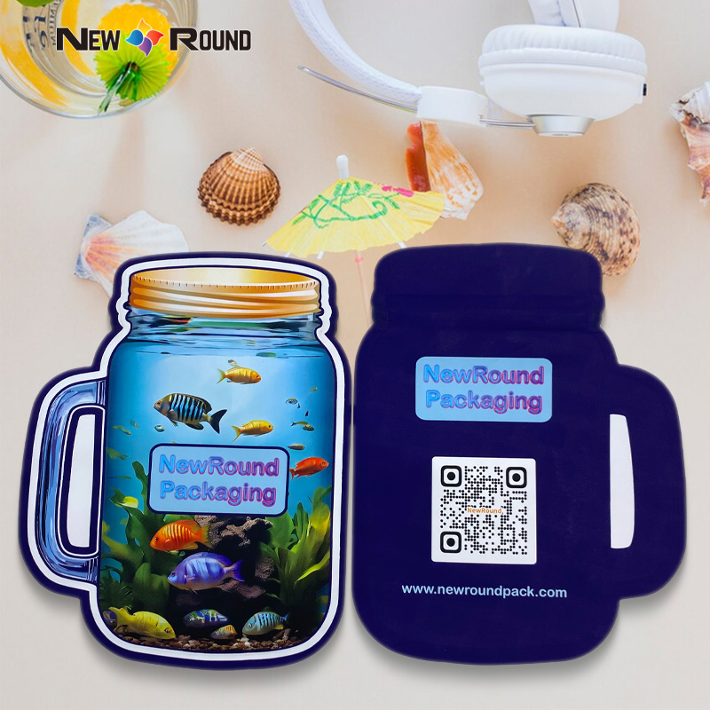 Resealable zipper mylar bags