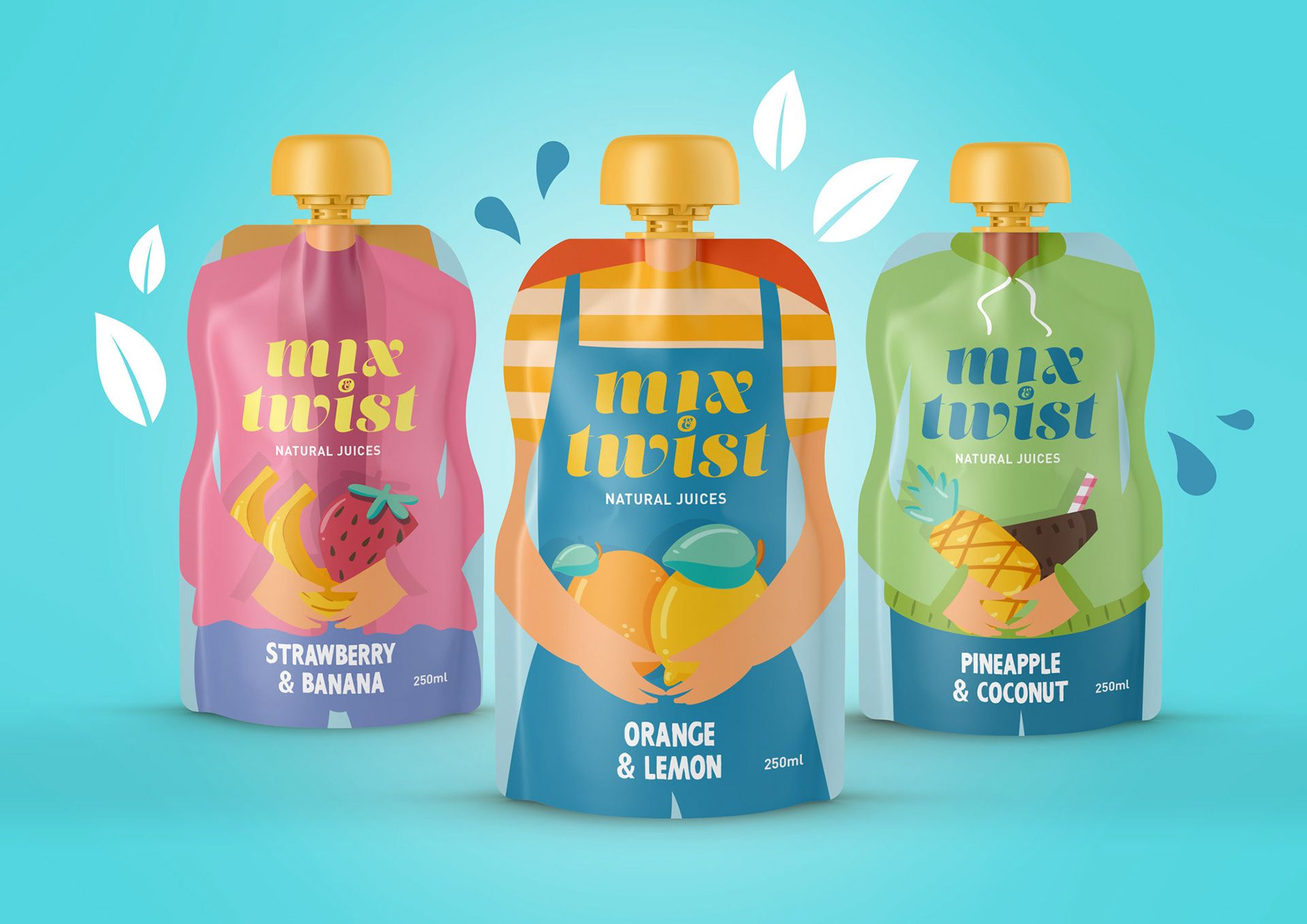 Child-safe baby food convenience pouches