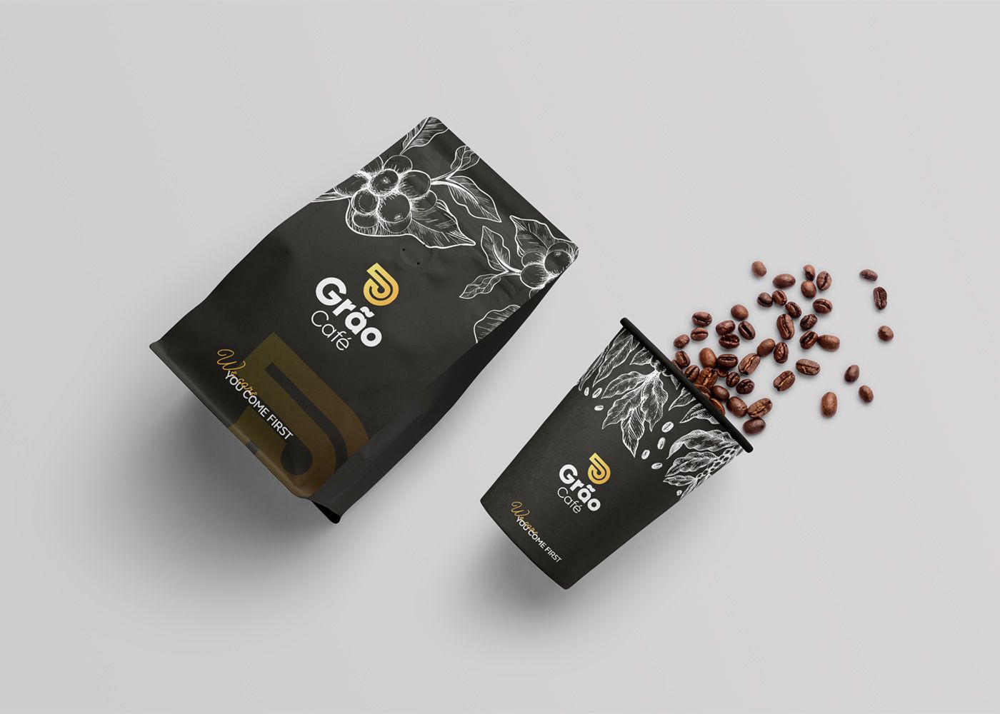 Gourmet coffee packaging with valves Artisanal coffee valve bags