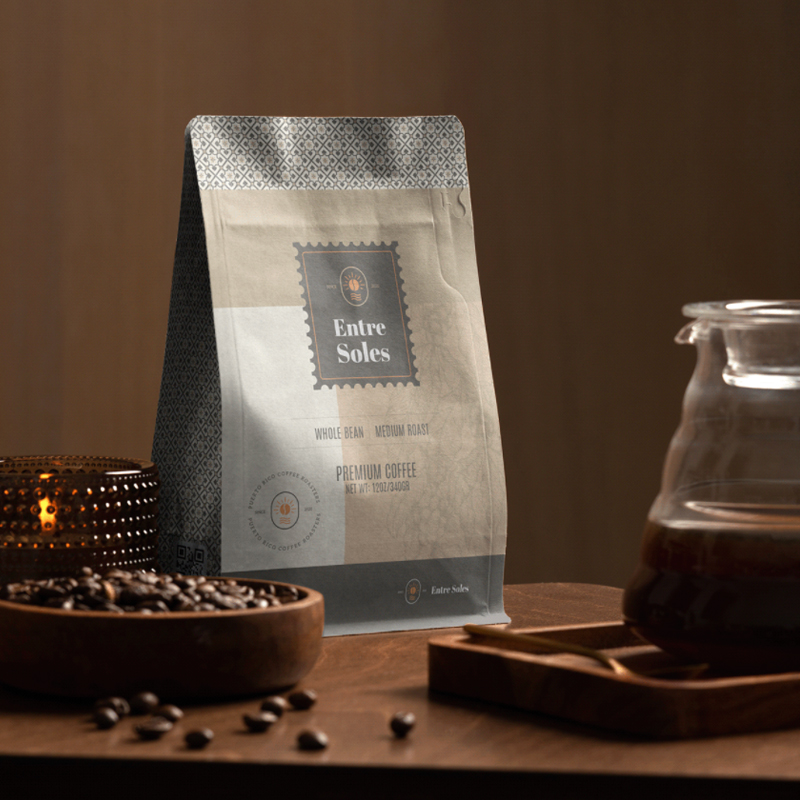 flat bottom coffee bag