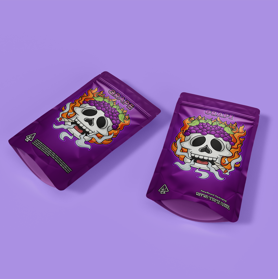 3.5 Mylar Bags Smell Proof Cookies Packaging