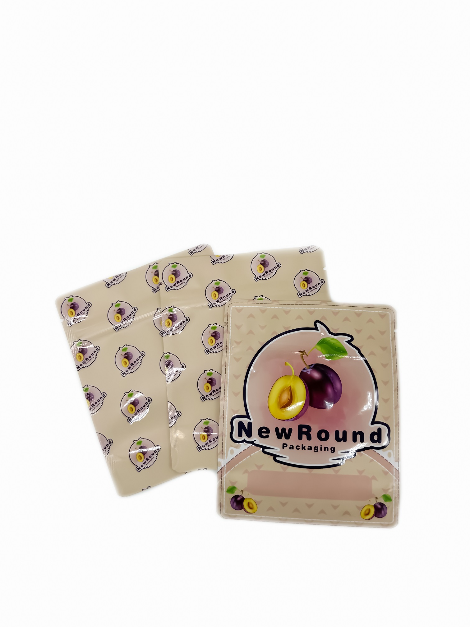 Custom Brand Plastic Mylar Bags Smell Proof Stand Up Pouch Food Freeze Packaging Bag