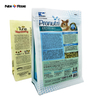 Custom Printed Grade Plastic Packing Ziplock Bag Flat Bottom Pouch For Pet Food
