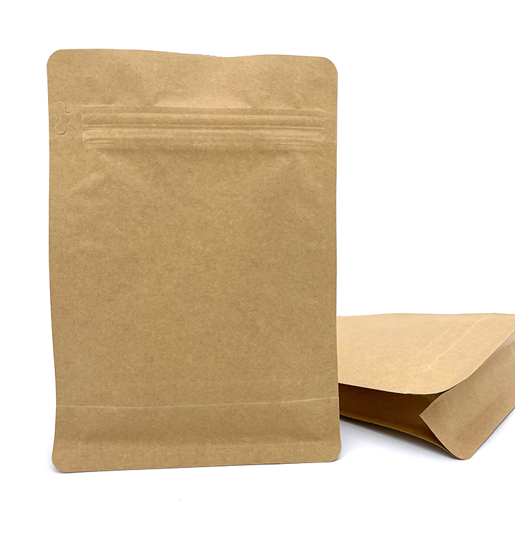 Kraft Paper Square Bottom Bag Thickened Disposable Oil Proof Paper Bag