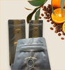 Flat Bottom Coffee Bag With Valve And Zipper Coffee Packaging For Coffee Bean