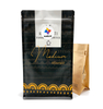 Custom Printed Wholesale Resealable Flat Bottom Side Gusset Stand Up Coffee Zipper Pouch Packaging Bags 