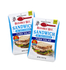 Custom Food Grade Flat Bottom Pouch with Zipper Transparent Stand Up Bags