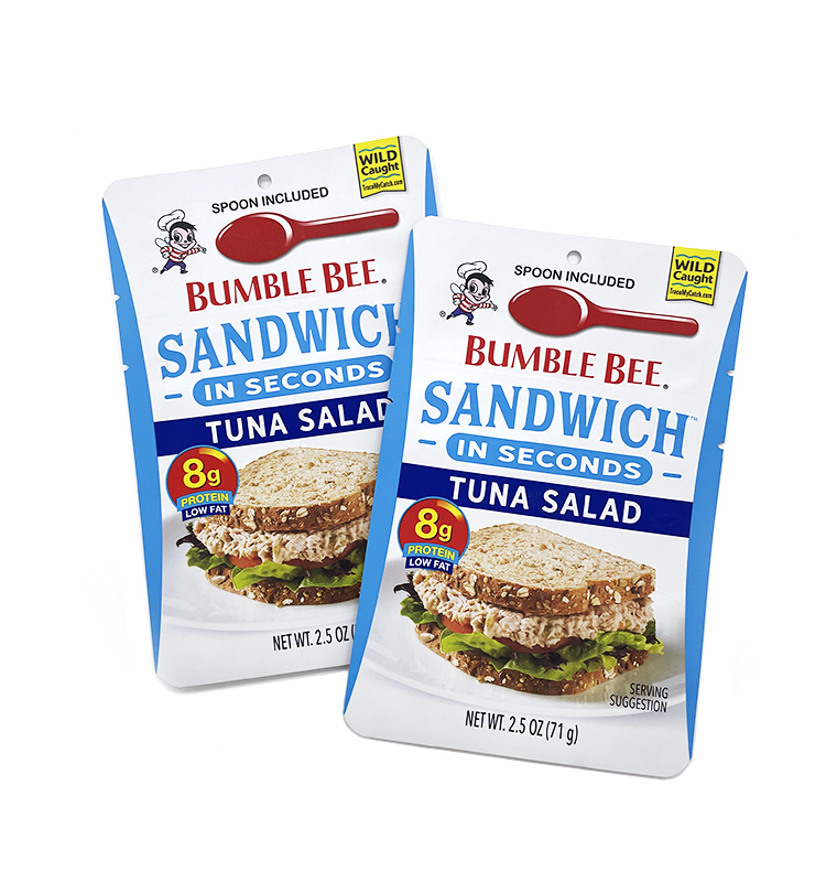 Custom Food Grade Flat Bottom Pouch with Zipper Transparent Stand Up Bags