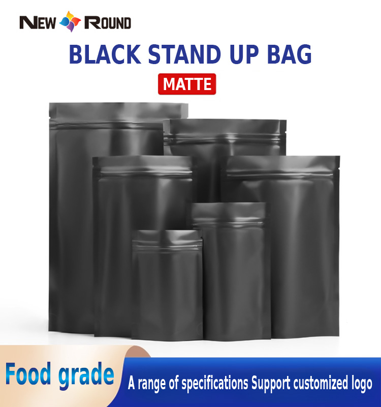Stand Up Pouch Food Packaging Waterproof Biodegradable Plastic Aluminum Foil Bag