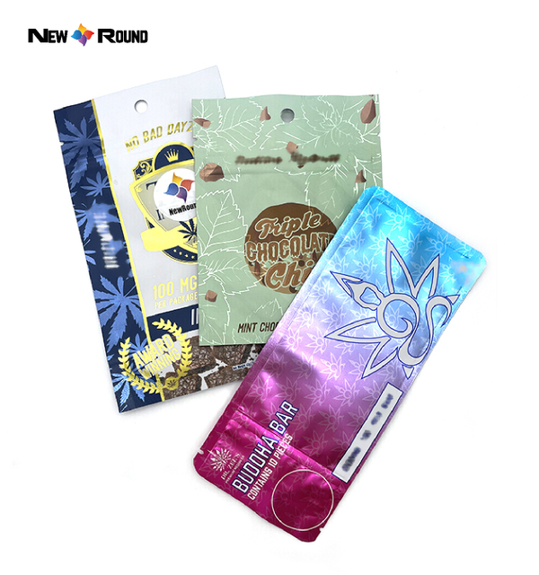 Candy Gummy 3.5 Smell Proof Foil 3.5g Packaging Ziplock Custom Printed Mylar Bags